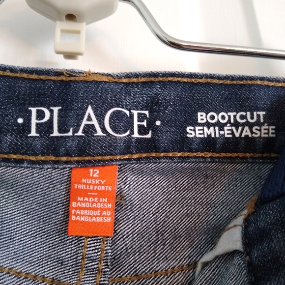 Lot of 4 Boys bootcut blue jeans sz 12 Husky - Picture 10 of 11